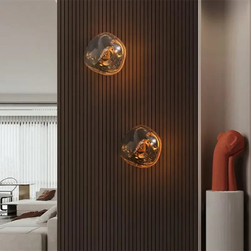 applique murale led en verre au design moderne décoratives - vue 6 sur 18