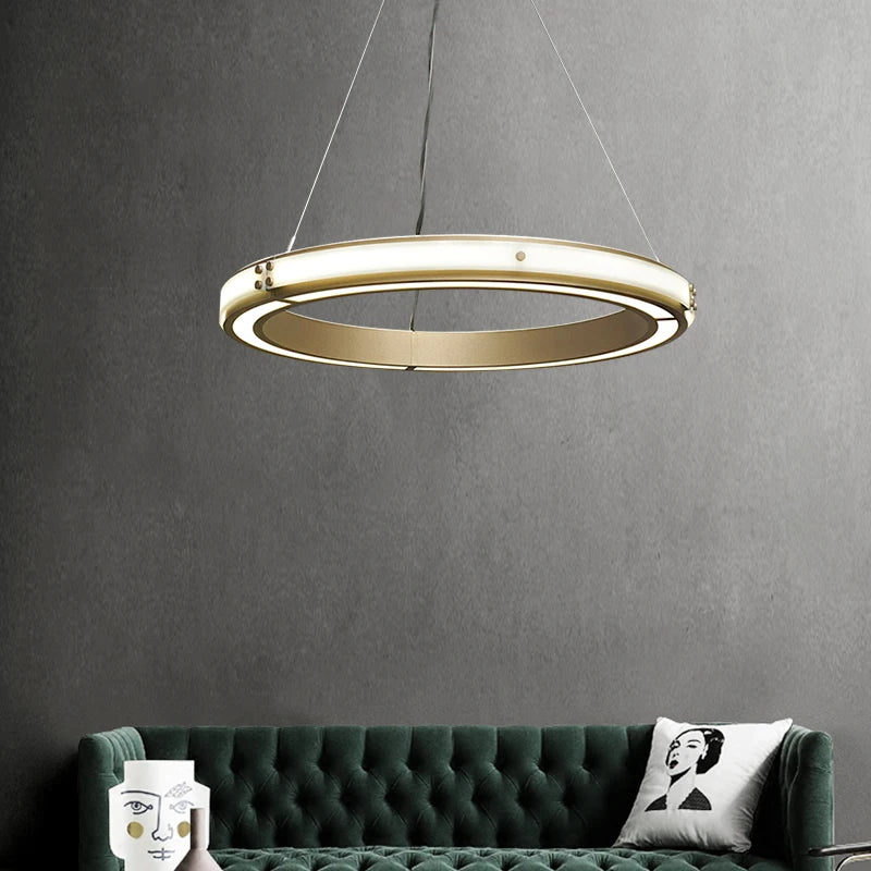 suspension en fer design moderne pour décoration intérieure élégante - vue 3 sur 7