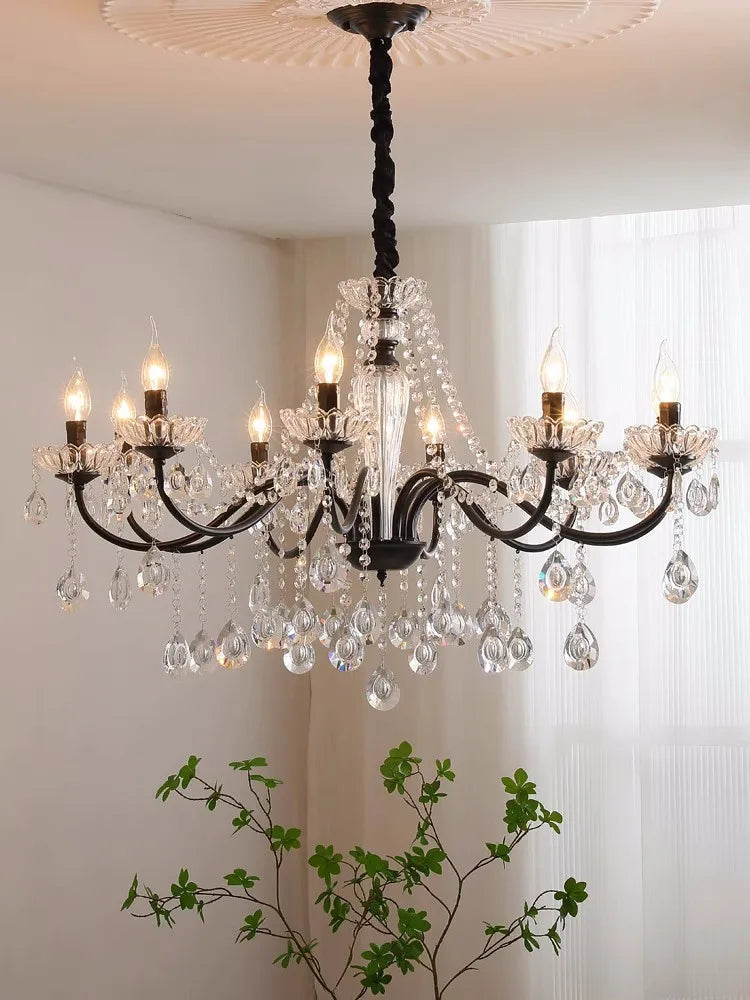 lustre moderne en cristal pour décoration intérieure élégante - vue 4 sur 11