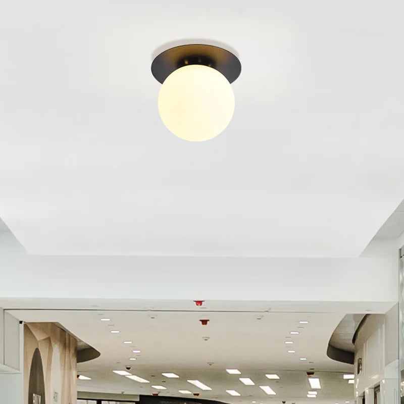 Luminaire Boule Verre Moderne Techo Colgantes - vue 5 sur 12