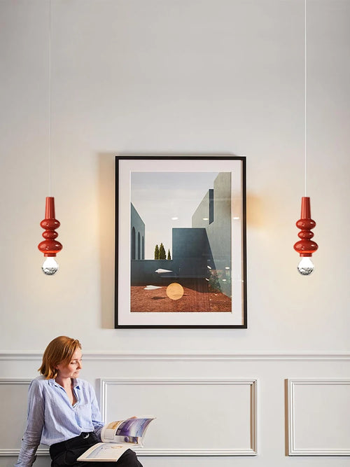 suspension nordique led moderne pour décoration intérieure élégante - vue 6 sur 12
