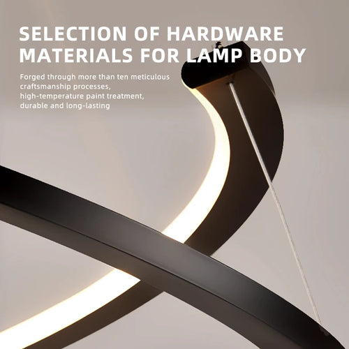lustre nordique moderne pour un éclairage design élégant - vue 6 sur 8