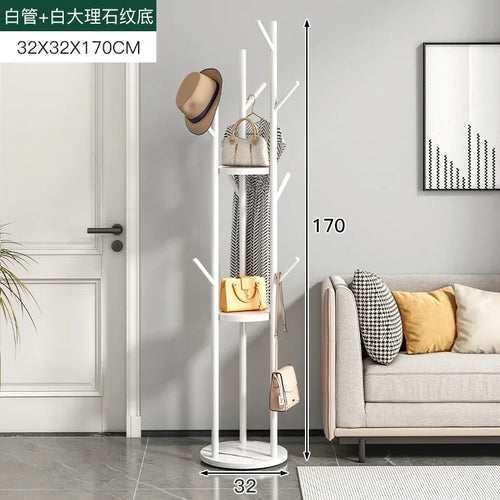 porte-manteau moderne léger design élégant avec crochets pour vêtements - vue 14 sur 14