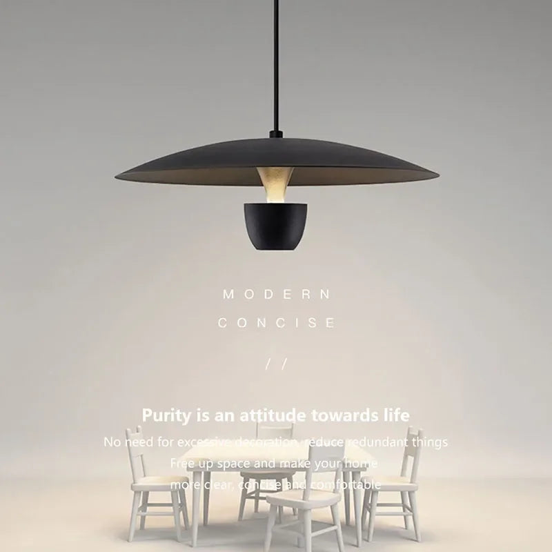 lustre led moderne pour café restaurant et décoration intérieure - vue 3 sur 12