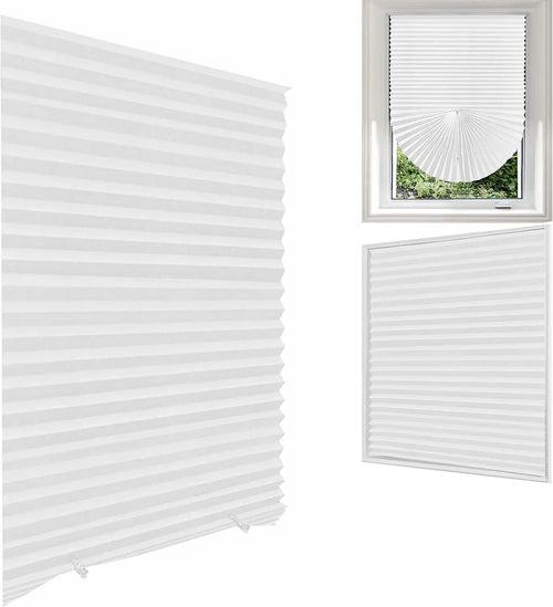 Store plissé occultant tissu pour fenêtre chambre cuisine - vue 15 sur 16
