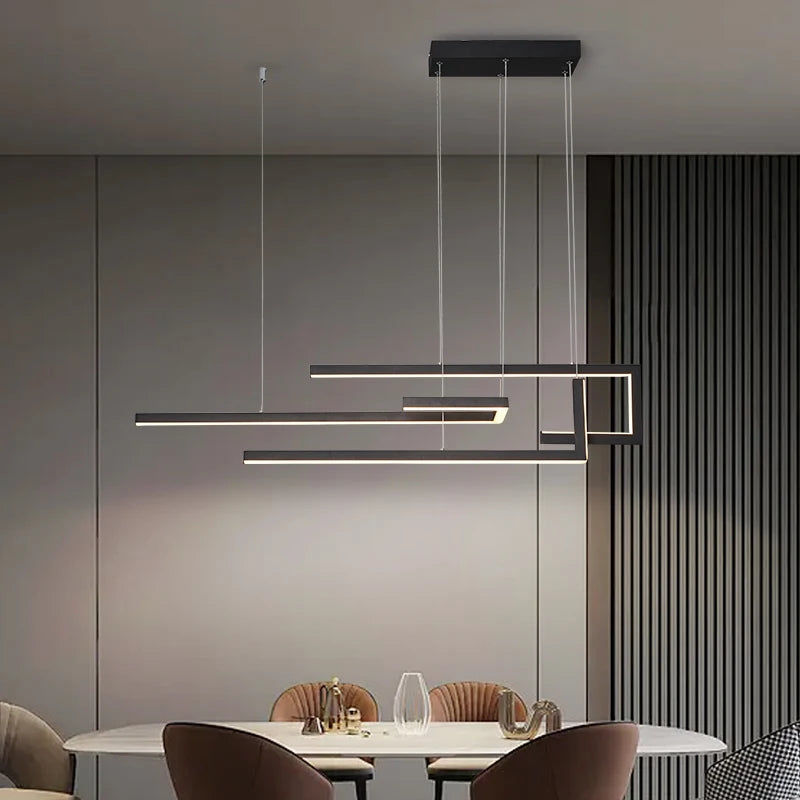 lustre suspendu moderne connecté pour maison intelligente - vue 3 sur 10