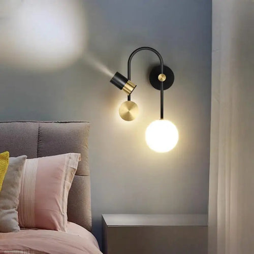 applique murale spot led en métal pour intérieur décoratif - vue 2 sur 13