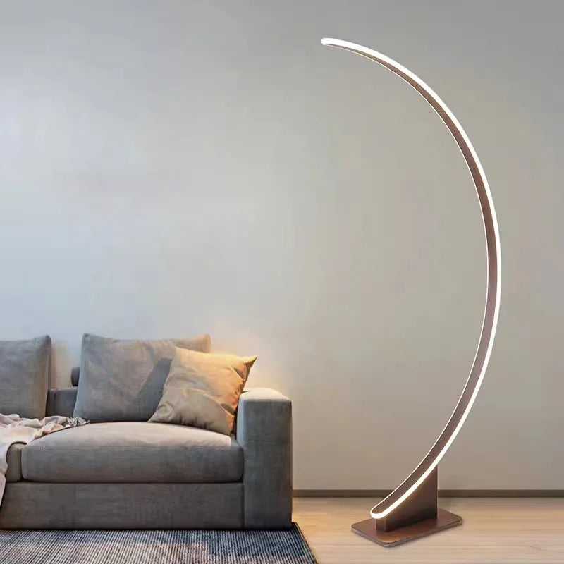 Lampadaire Led en forme d'arc nordique - vue 6 sur 8