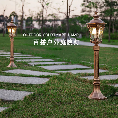 lampe d'extérieur étanche style européen pour jardin et paysage - vue 3 sur 10
