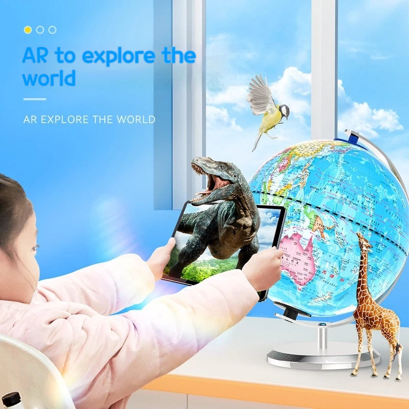 globe lumineux éducatif avec constellations et lumière led - vue 3 sur 7