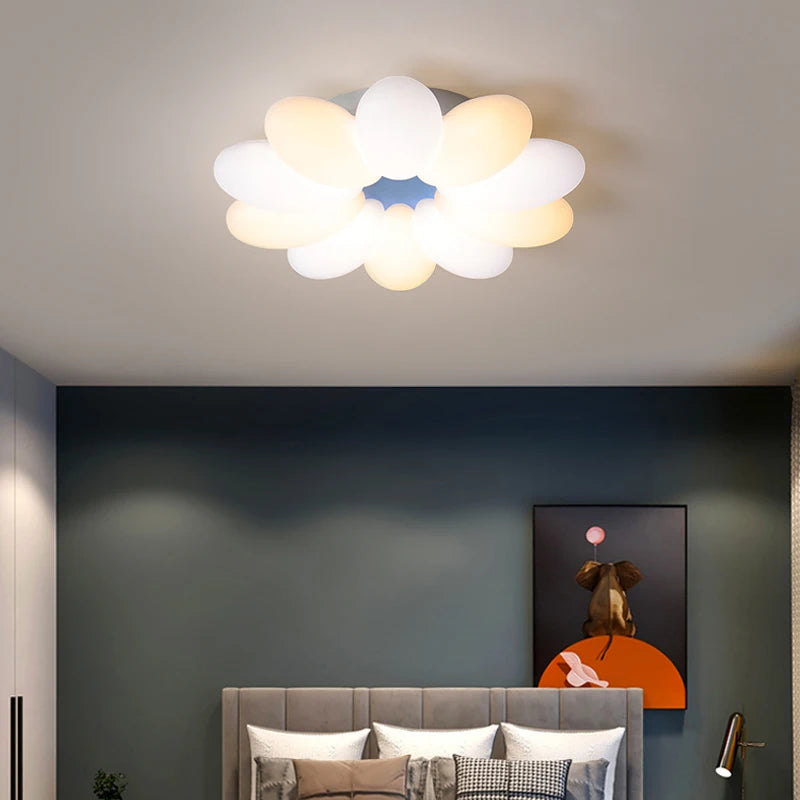 Plafonnier Led créatifs de plafond ovales pour salon salle à manger garçon fille chambre étude éclairages quotidiens intérieurs