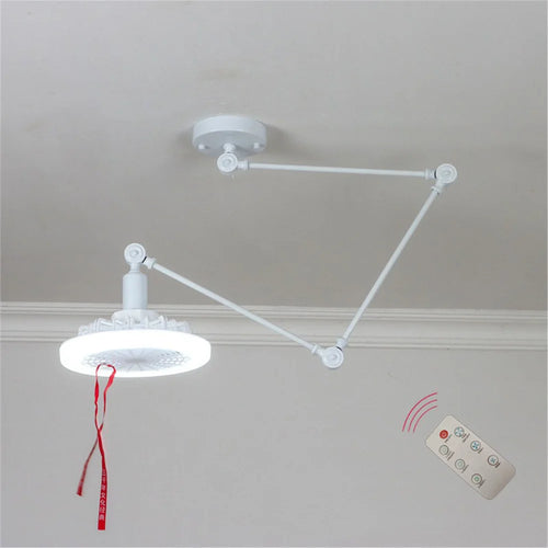 suspension led créative avec télécommande et ventilateur multifonction - vue 5 sur 6
