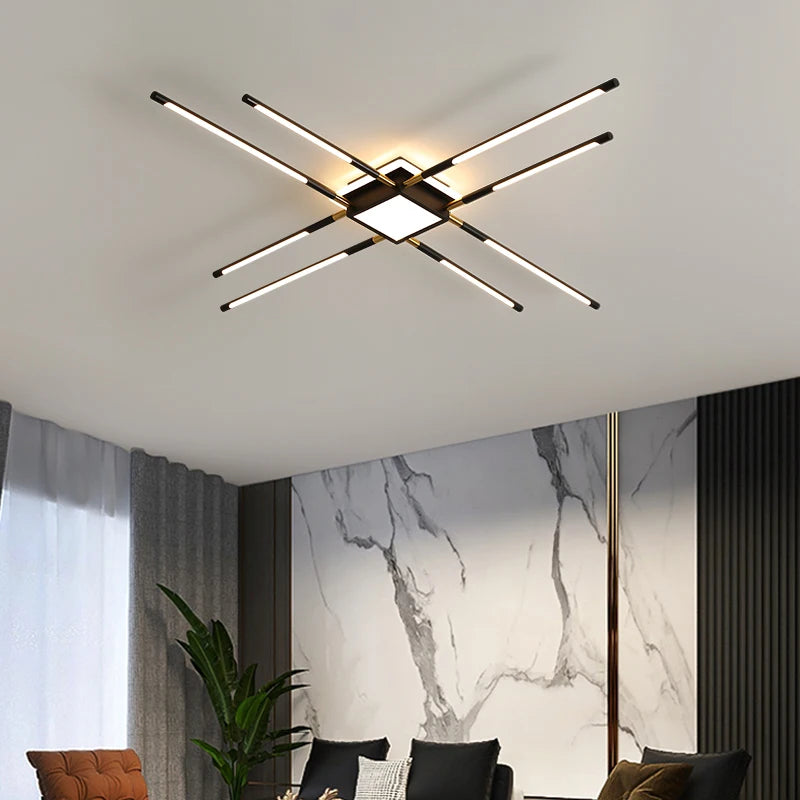 lustre moderne nordique en led pour intérieur décoratif - vue 4 sur 8