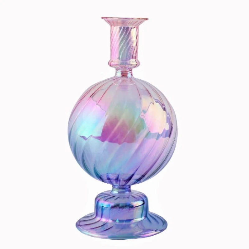 bougeoirs rétro coniques en verre pour décoration élégante - vue 29 sur 32