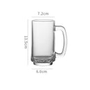 Verre à bière avec anse style chope classique