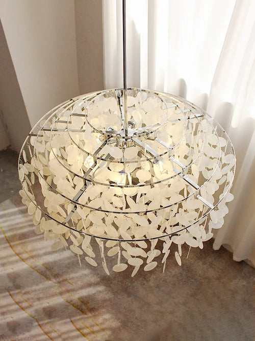 lustre en coquillage style français pour intérieur élégant - vue 5 sur 10