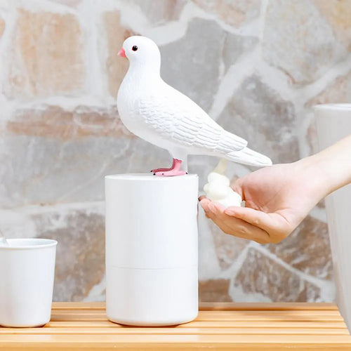 distributeur de savon automatique en forme de pigeon hygiénique sans contact - vue 3 sur 8