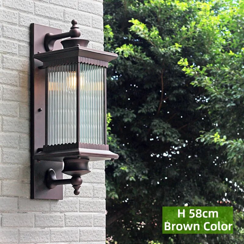 Applique murale industrielle et rustique extérieure étanche