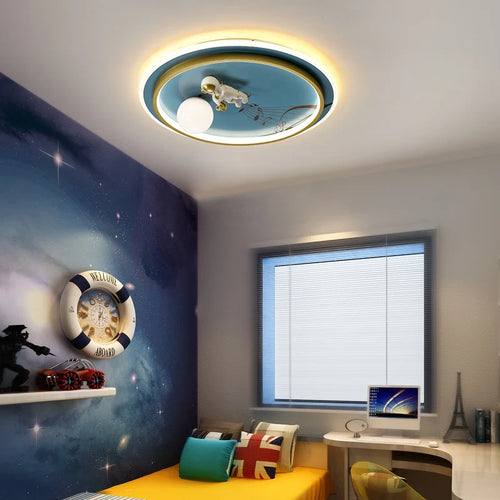 lustre led créatif trois têtes pour enfants - vue 2 sur 14