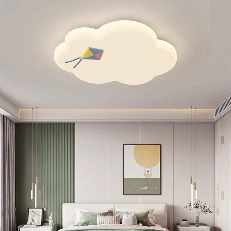 plafonnier nuage créatif pour chambre d'enfant chaleureuse - vue 6 sur 13