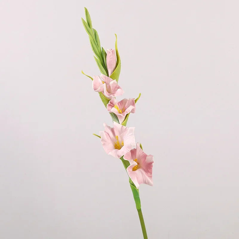 fleurs artificielles glaïeuls pour décoration de fête et bureau