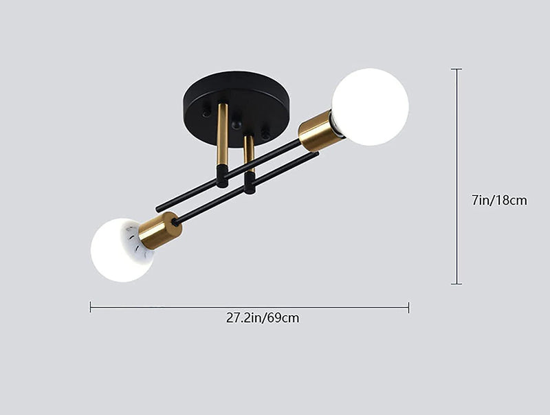 plafonnier led minimaliste moderne de personnalité nordique