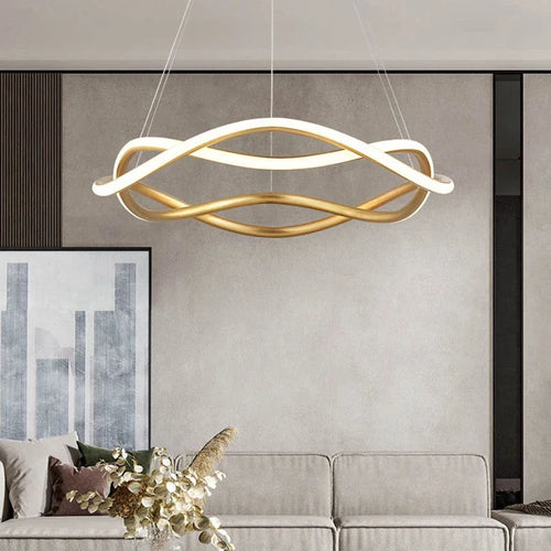 suspension à led moderne pour décoration intérieure élégante - vue 5 sur 12