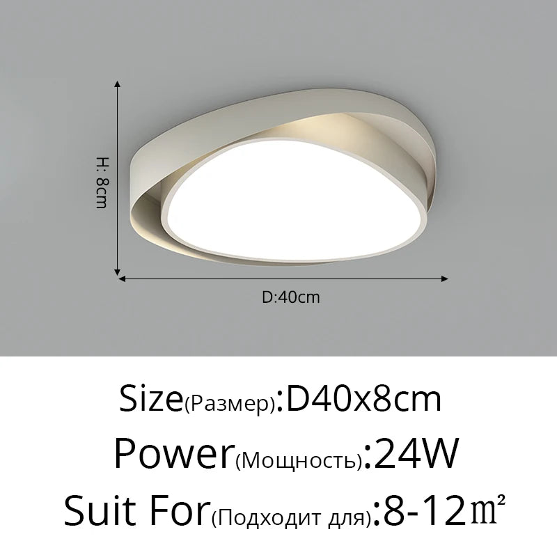 lustre moderne led minimaliste nordique intelligent nuage