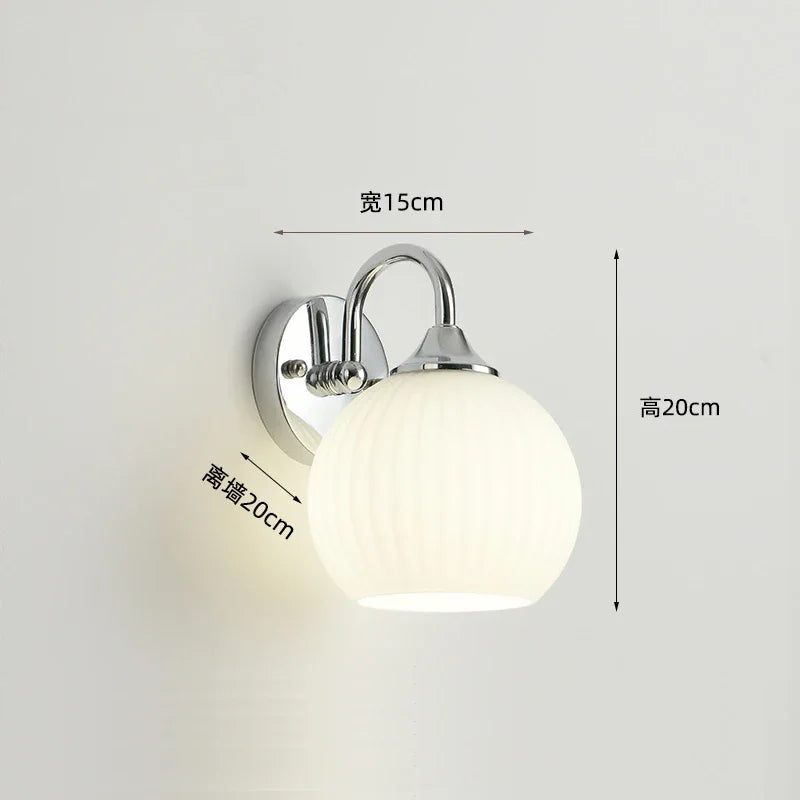 applique murale led en verre pour intérieur moderne - vue 9 sur 9