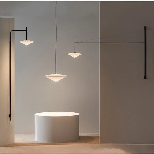 applique murale led nordique avec long bras à bascule