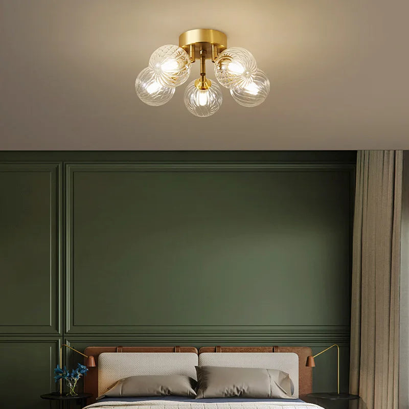 lustre moderne en forme de haricot magique pour décoration intérieure - vue 3 sur 9
