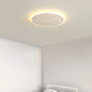 plafonnier moderne à leds avec télécommande et anneau rond