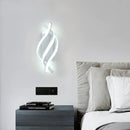 Applique murale spirale incurvée LED décorative
