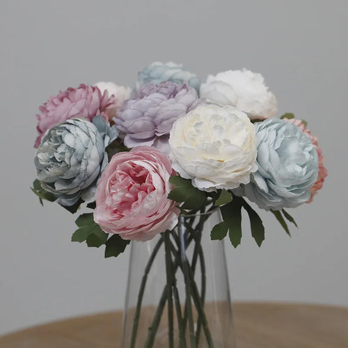 pivoine artificielle réaliste pour décoration et mariage