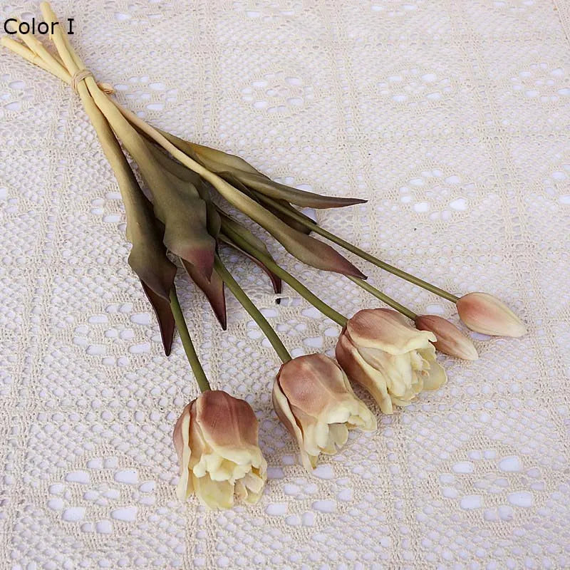 grandes tulipes baroques en silicone décoration de luxe pour événements - vue 9 sur 15