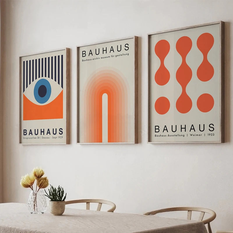 affiches abstraites rétro géométriques art mural pour décoration intérieur