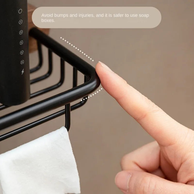 étagère murale en bois pour rangement de savon