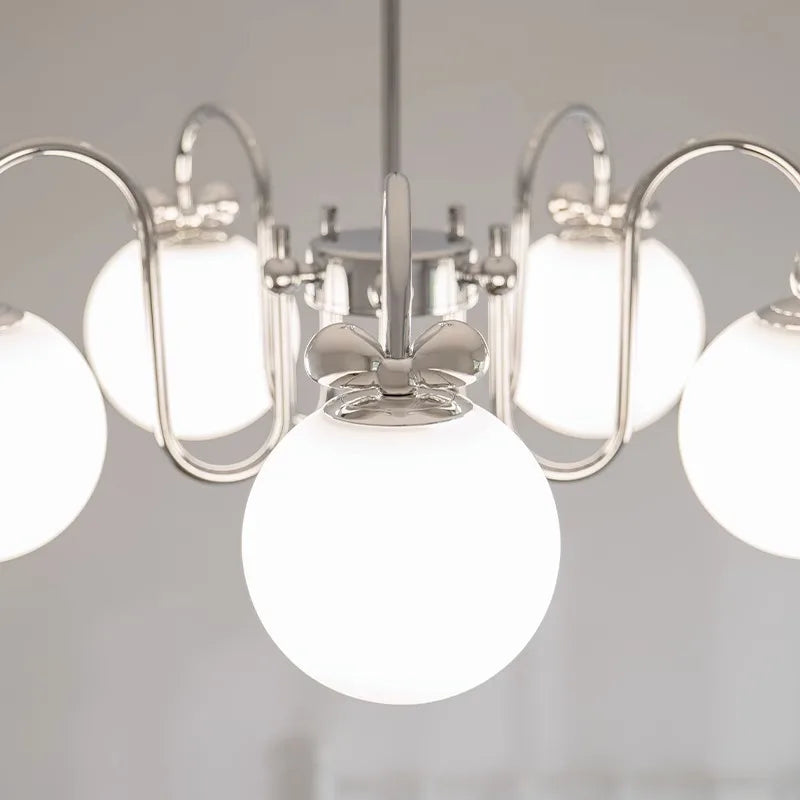 lustre arc suspension led pour décoration intérieure élégante - vue 6 sur 12
