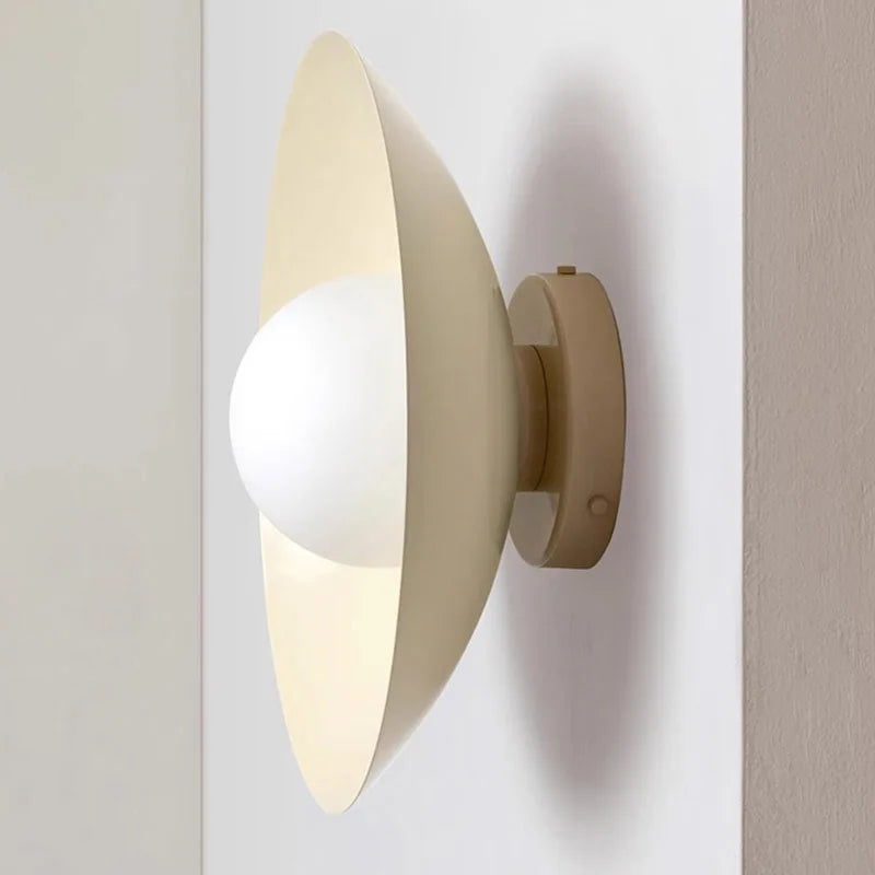 Plafonniers LED nordiques lampes d'abat-jour en métal coloré pour chambre salon vestiaire couloir allée entrée balcon lumière - vue 6 sur 10