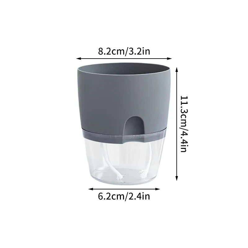 pot de fleurs auto-arrosant en plastique pour plantes succulentes - vue 13 sur 14