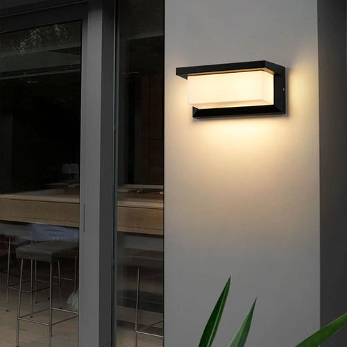 applique etanche led infrarouge aluminium murale exterieur jardin balcon