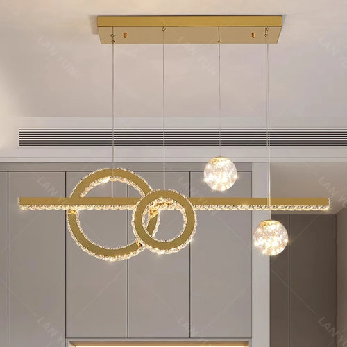 lampes de décoration modernes en cristal intelligent pour intérieur - vue 2 sur 6