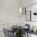lustre en verre artistique postmoderne créatif unique pour éclairage décoratif