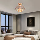 Plafonnier LED en cristal design moderne décor