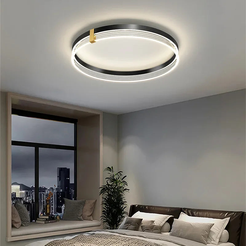 plafonnier led moderne design acrylique pour intérieur élégant - vue 7 sur 12