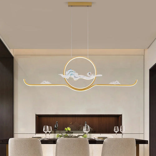 suspension de style chinois pour ambiance zen et moderne - vue 4 sur 14