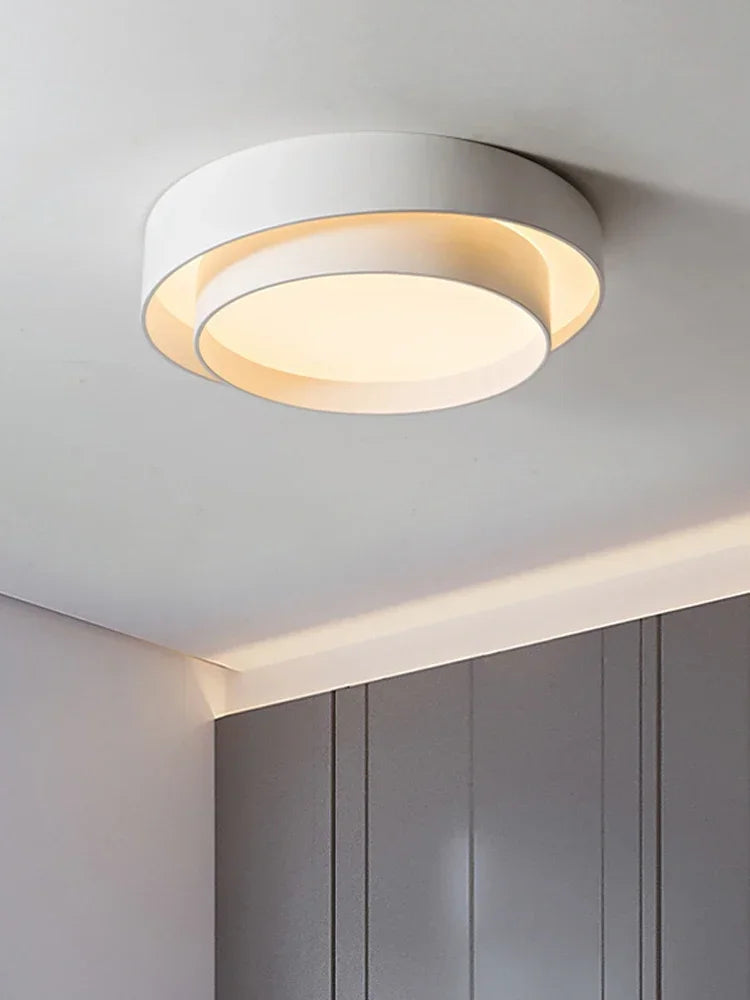 plafonnier led rond moderne minimaliste pour décoration intérieure