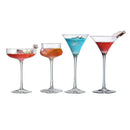 Verres à pied style vintage motifs élégants cocktail