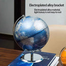 globe multilingue sur support métal pour décoration et enseignement géographique