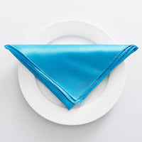 Serviette de table satin décorative style mariage lot
